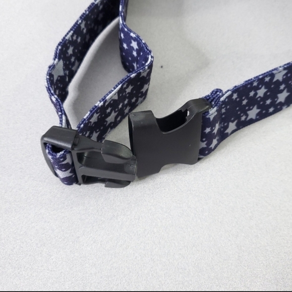 Lulu Dharma Fanny Hip Pack Silver Stars on Indigo - Picture 7 of 11